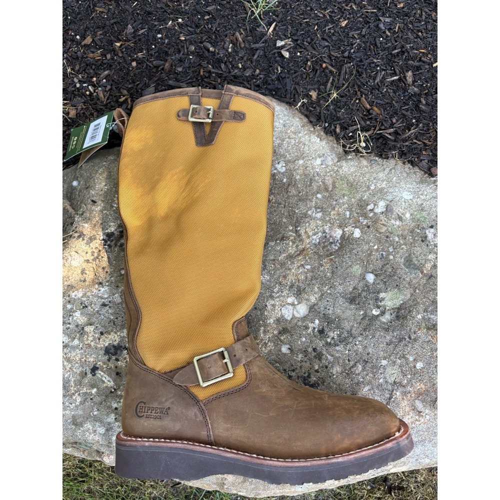 Chippewa Men's Cottonwood 17 Inch Snake Resistant Brown 10.5EE SN5914 NWT - Picture 5 of 13